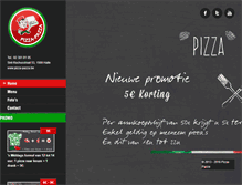 Tablet Screenshot of pizza-pazza.be